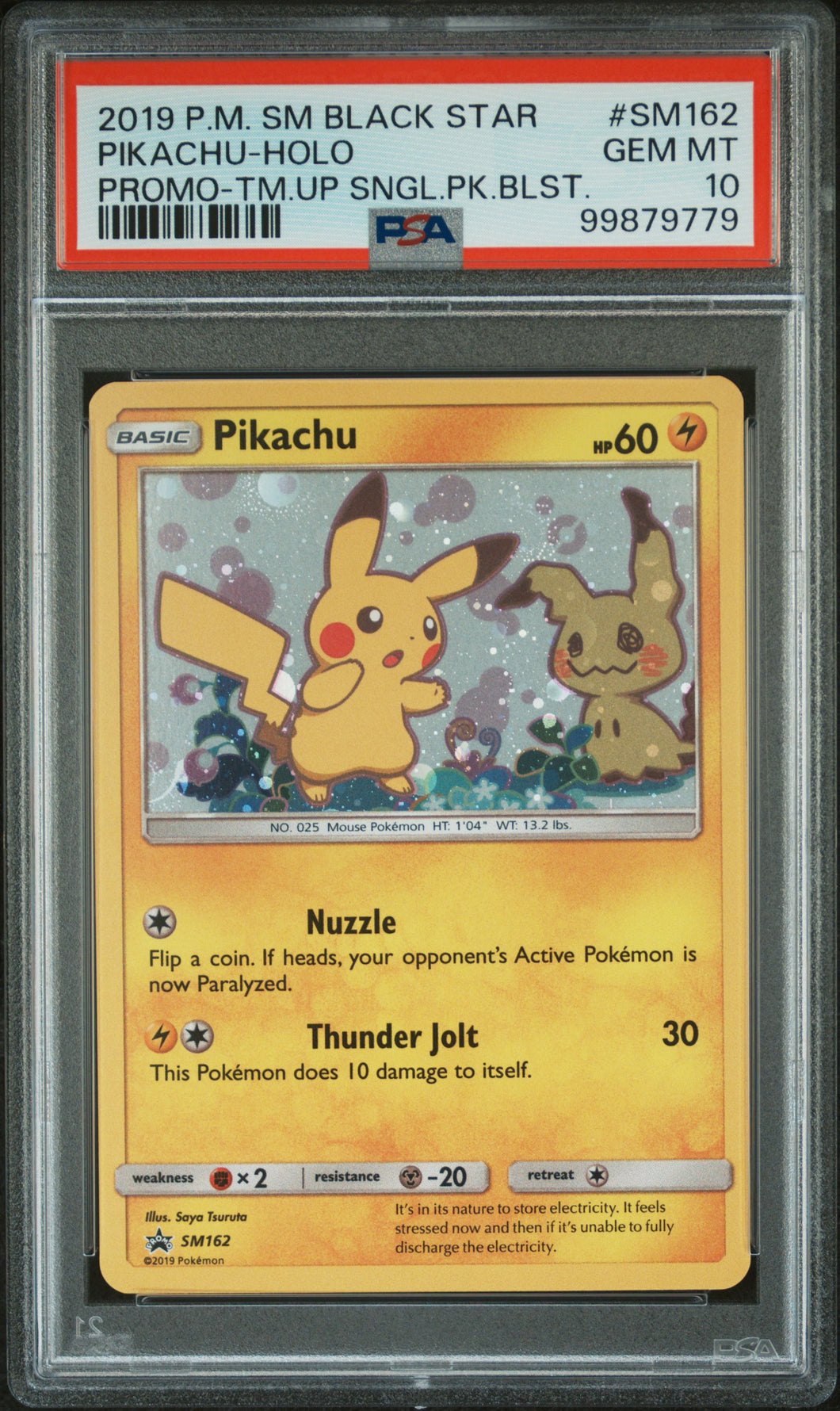 PSA 10 Pikachu #SM162