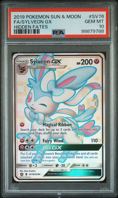 PSA 10 Sylveon GX #SV76